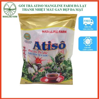  Trà atiso Mangline Farm Đà Lạt gói 100 túi lọc thanh nhiệt mát gan ăn ngon ngủ tốt đẹp da mặt 