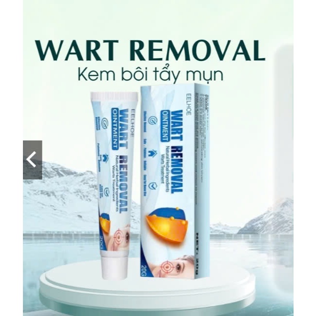 Kem Bôi Xử Lí Mụn Thịt, Mụn Cóc, Mụn Ruồi WART REMOVAL EELHOE không thâm, không sẹo - Lalashop