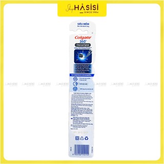 BÀN CHẢI - COLGATE 360 Charcoal Spiral