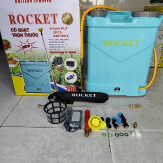 Bình xịt điện, bình phun thuốc ROCKET 20L 1 BƠM và 2 BƠM.