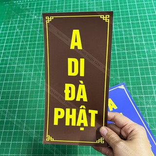[CHỮ DỌC] Decal dán A Di Đà Phật dán tường,cột điện....