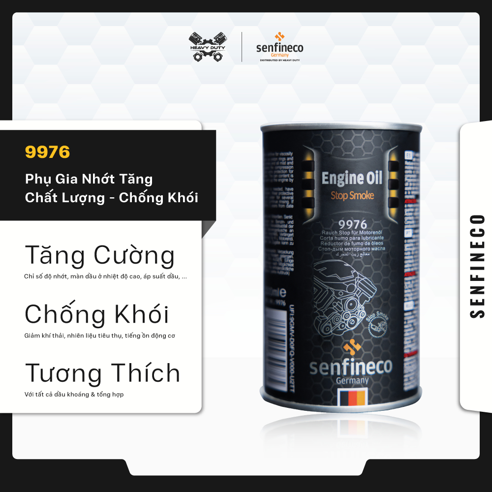 Senfineco Engine Oil Treatment 9976 - Phụ Gia Nhớt Tăng Chất Lượng Nhớt | Bảo Vệ & Chống Khói 300ML