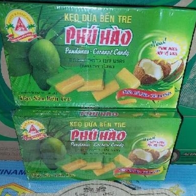 Kẹo Dừa Bến Tre Phú Hào Ngon Thơm, Mềm