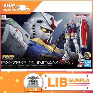 Đồ chơi mô hình lắp ráp Bandai Gundam RG 1/144 RX-78-2 GUNDAM Ver. 2.0