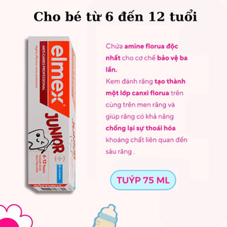 Kem đánh răng Elmex trẻ em 75ml Đức