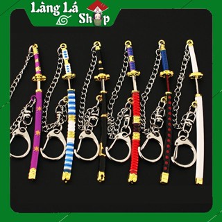 Móc khoá treo xe chìa khóa mô hình Kiếm Mini của các Samurai trong Anime/Manga One Piece (Đảo Hải Tặc)