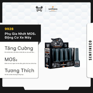  Phụ Gia Nhớt Xe Máy Chống Mài Mòn - Senfineco Motorbike Mos2 Engine Oil Treatment 9928  60ML  