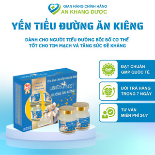 Yến Sào Cho Người Tiểu Đường Ăn Kiêng HI!KIDS NEST Hỗ Trợ Kiểm Soát Cân Nặng, Kiểm Soát Đường Huyết Ổn Định 6 Lọ/Hộp