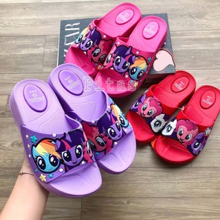 Dép Thái Lan Bé Gái ADDA 31K60 Ngựa PONY Quai Ngang Siêu Nhẹ, Dép Cao Su Non Êm Chân, Chống Trơn Trượt