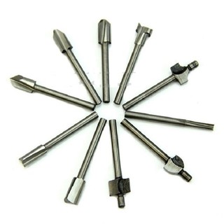 Mũi router mini cốt 3.17mm (bộ 10 mũi)