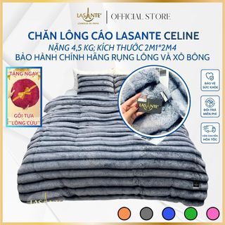 Chăn lông cáo Lasante CELINE cho mùa đông đại hàn kích thước 2mx2m3