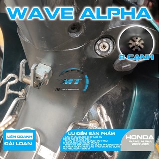 Ổ khóa 8 cạnh xe Wave Alpha dắt 2 dây