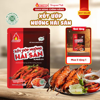 Xốt ướp nướng hải sản 60g AZ CHEF ướp chuyên dụng cho hải sản vị muối ớt cay tê khử tanh cực tốt