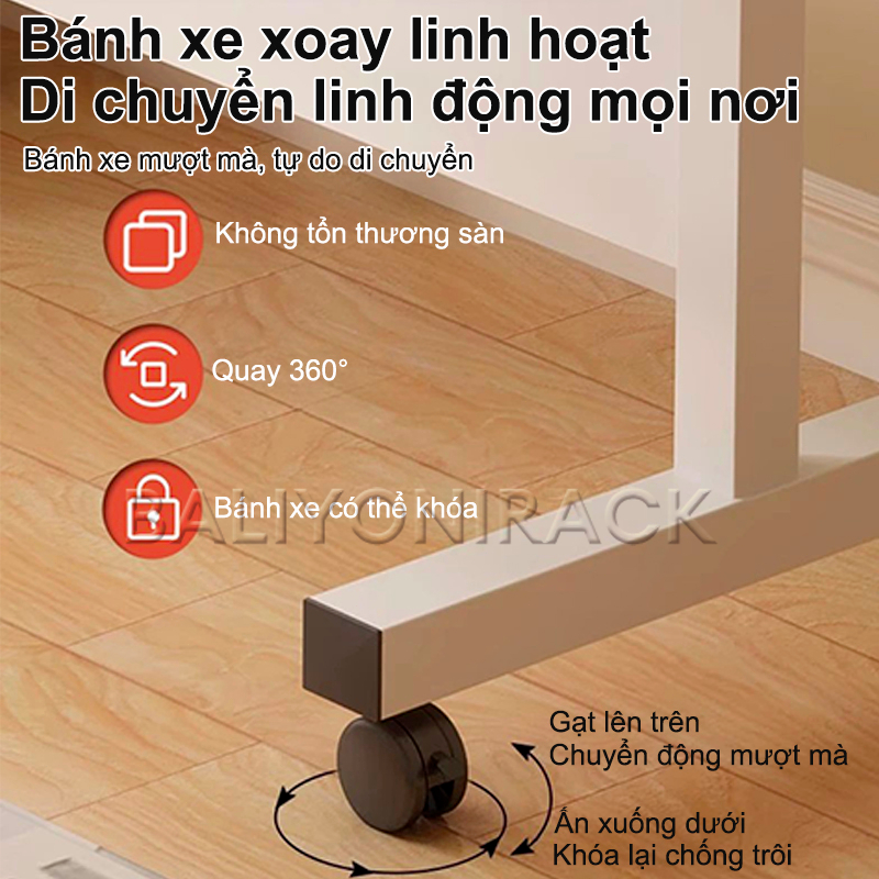 Bali Bàn Học Tập Xếp Gọn Vững Chắc 60x40x65-87cm Có Thể Di Chuyển Và Gấp Lại Không Tốn Không Gian | BigBuy360 - bigbuy360.vn