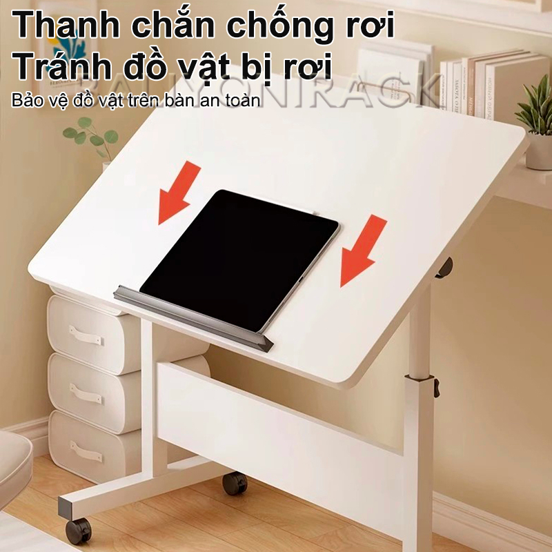 Bali Bàn Học Tập Xếp Gọn Vững Chắc 60x40x65-87cm Có Thể Di Chuyển Và Gấp Lại Không Tốn Không Gian | BigBuy360 - bigbuy360.vn