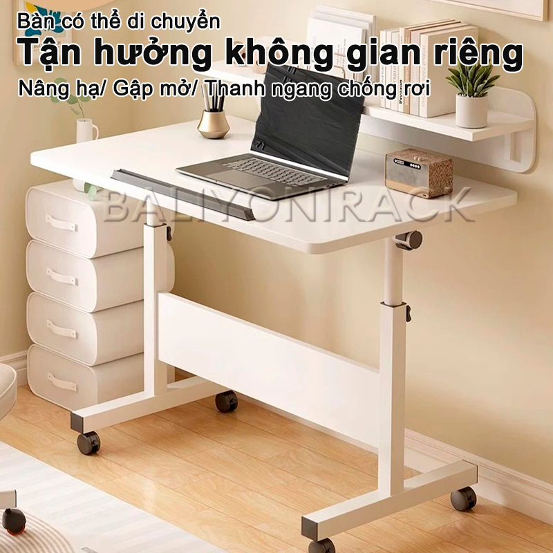 Bali Bàn Học Tập Xếp Gọn Vững Chắc 60x40x65-87cm Có Thể Di Chuyển Và Gấp Lại Không Tốn Không Gian | BigBuy360 - bigbuy360.vn