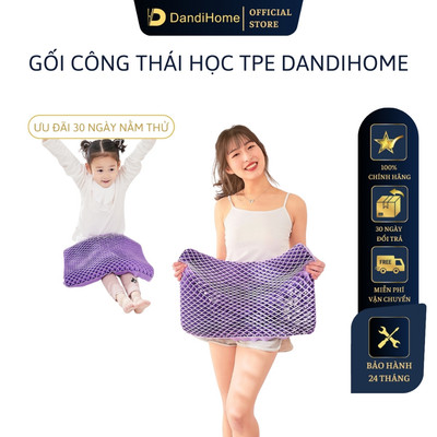 Gối công thái học TPE DandiHome - chống đau cổ vai gáy