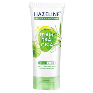 Sữa rửa mặt hazeline tràm trà cica 50g - 100g