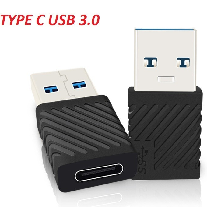 Jack Đầu Cáp Chuyển Đổi Lỗ Cắm Usb 3.0 Type A Sang Đầu Cắm Usb Type C Sạc