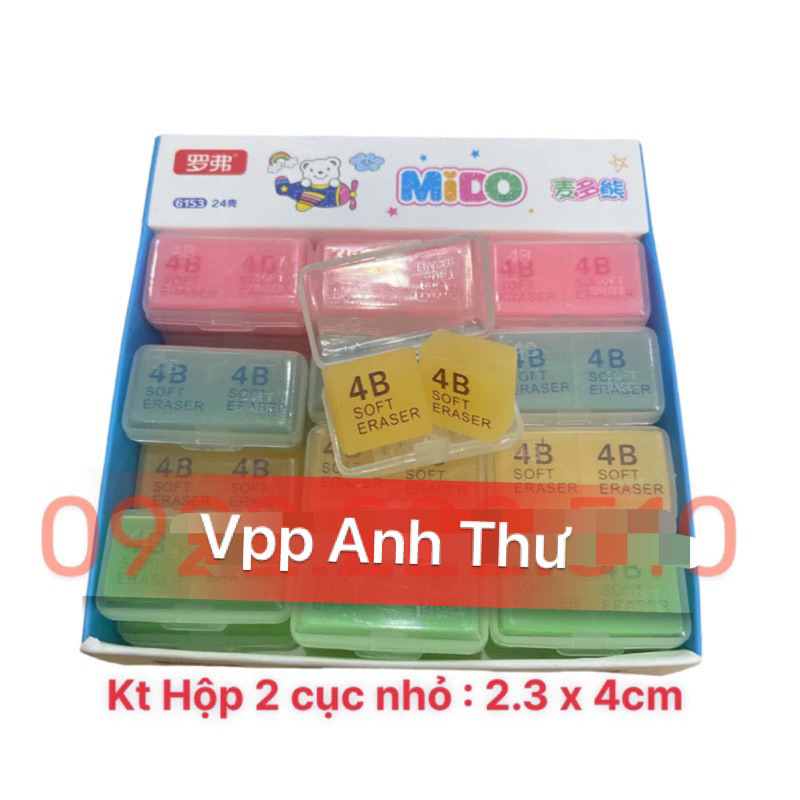 COMBO 3 CỤC GÔM TẨY -  MÀU SÁNG
