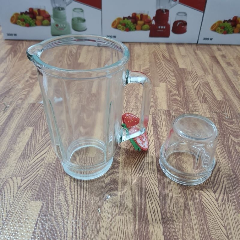 Combo cối thủy tinh lớn và cối thủy tinh nhỏ máy xay sunhouse SHD5111/ 5112/ 5115