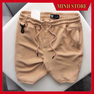 Quần Short Nam thể thao XỐP THÁI Quần Đùi Nam đen trắng nâu xanh dệt sợi mặc ở nhà, chơi thể thao cực thỏa mái MINHSTORE