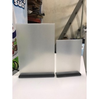 [XUẤT KÈM VAT] Standee Menu Mica A4 Menu để bàn A5 Đế lùa 2 mặt