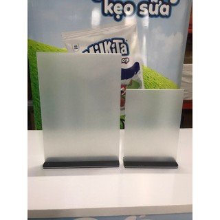 [XUẤT KÈM VAT] Standee Menu Mica A4 Menu để bàn A5 Đế lùa 2 mặt