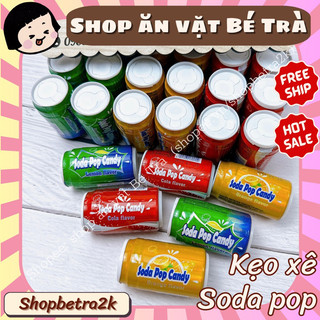 (Combo 10 hũ) Kẹo xê trái cây soda pop~10gr