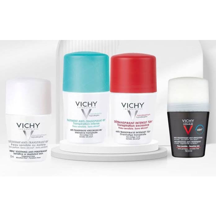 {Vichy-Chuẩn Hãng}Lăn nách khử mùi 72h Vichy-Pháp 50Ml
