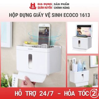 Kệ nhà tắm, hộp đựng giấy vệ sinh loại to ecoco 1613