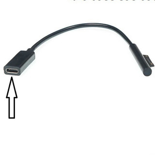 Dây sạc chuyển chân usb type-c sang surface