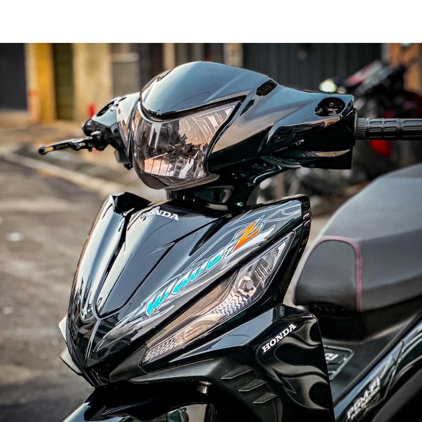tem rời wave rsx wave z đen lửa cực chất 2023 , tem mới 3 lớp cao cấp