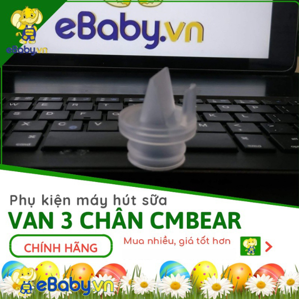 Van chân không máy hút sữa Cmbear - lưỡi gà, van một chiều dùng cho máy vắt sữa Cmbear chính hãng