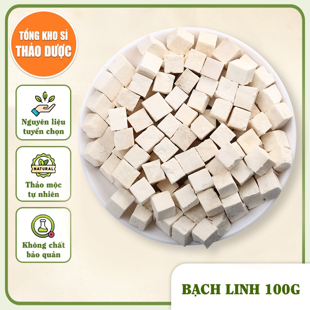Bạch Linh 100g (Bạch Phục Linh Viên)