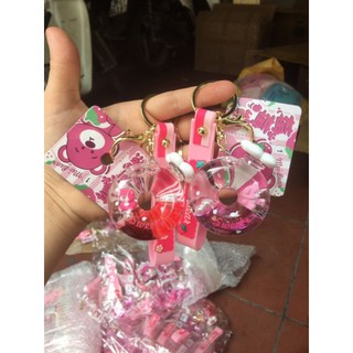 móc khóa gấu dâu