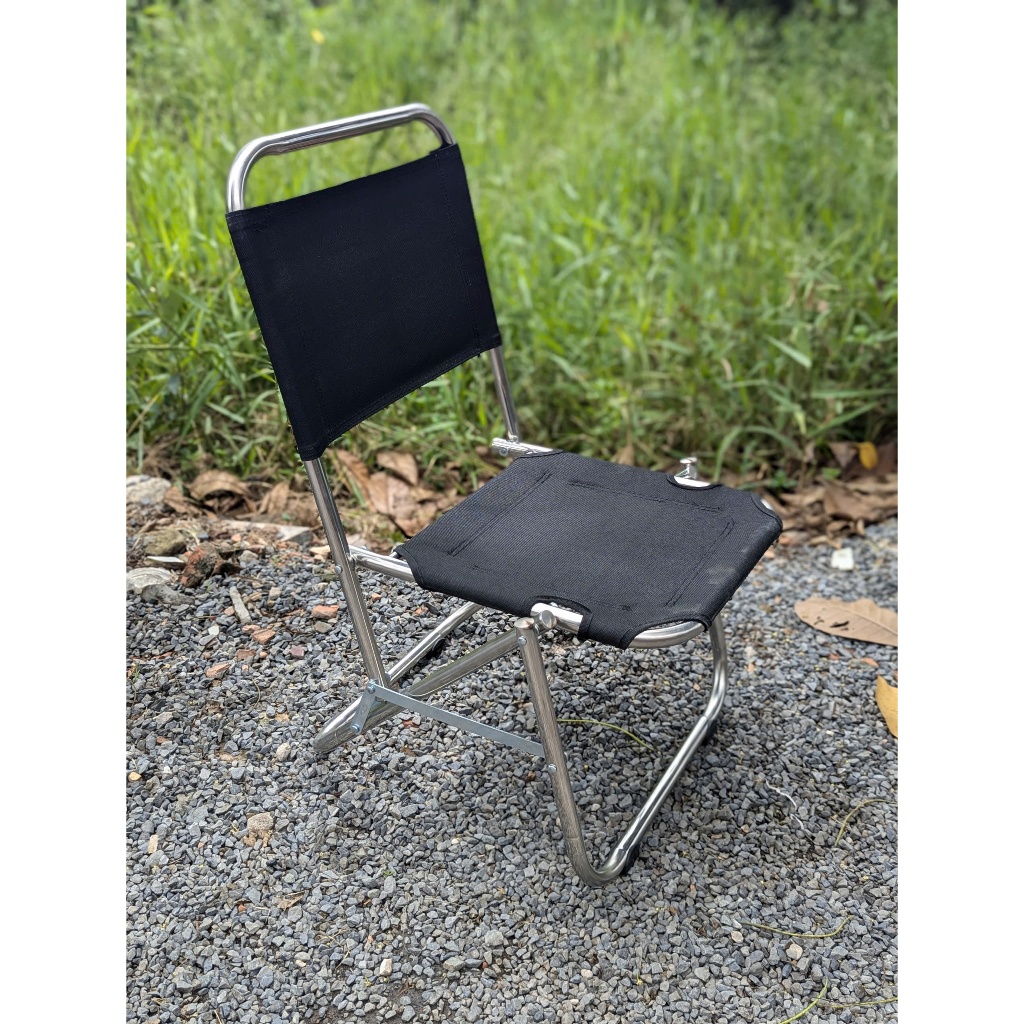 Ghế xếp Inox To Dày Chắc Chắn - Ống To Phi 19