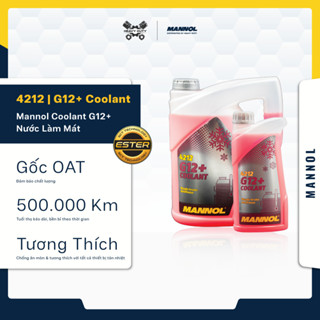 Nước Làm Mát Đỏ - Mannol Coolant 4212 G12+ [1L] | Nước Mát Xe Máy, Xe Tay Ga & Ô Tô, Công Nghệ OAT
