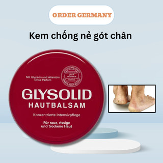 Bộ Kem Dưỡng Ẩm Glysolid, Scholl, Kem Dưỡng Nứt Gót Chân Balea vasenline, Chà Gót Chân Balea-Đức