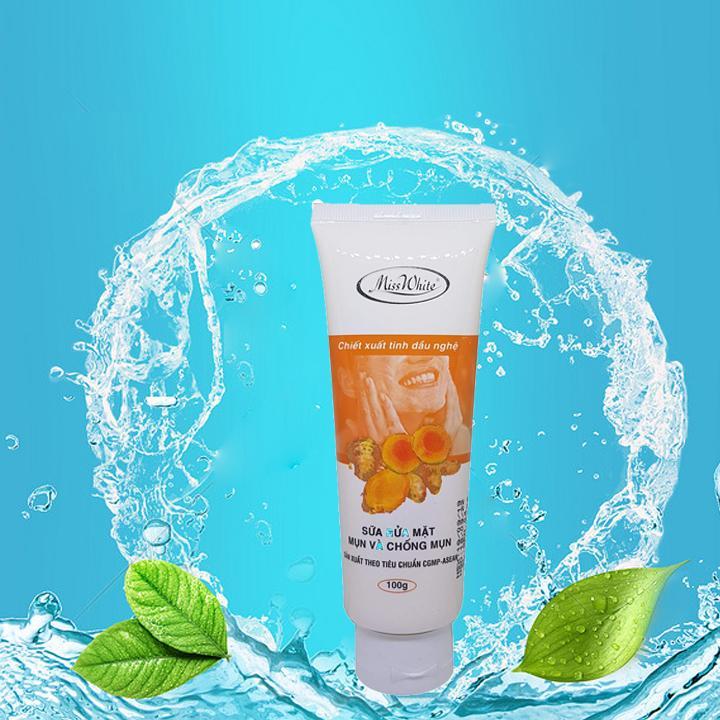 Sữa rửa mặt nghệ Miss White 100ml