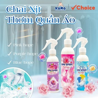 Xịt Thơm Phòng Quần Áo Đa Năng Komo VN Komo-10 Chai 300ml Tiện Dụng Hương Tự Nhiên
