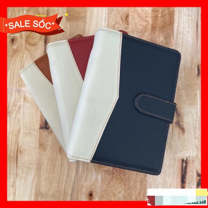 SỔ DA 6 CÒNG NHỎ ( 12x18cm)- THAY RUỘT