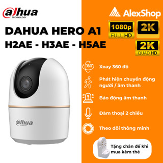 [2025] Camera Dahua Hero A1 H3AE- H5AE / B1 H3B H5B, Camera Trong Nhà Xoay 360 Độ, Đàm Thoại 2 Chiều