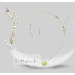 Micro Đeo tai micro cài đầu micro hạt gạo Sennheiser-3.5mm vặn răng trong