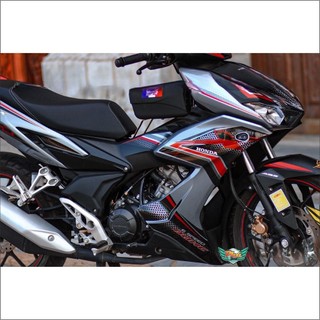Tem rời xe Winner X bạc đỏ đen (C)