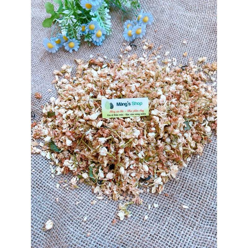 Hoa nhài ( lài) khô, thơm, trắng (500g)