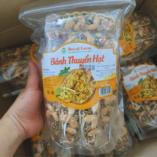  Bánh thuyền hạt dinh dưỡng mix các loại hạt cao cấp 500g hỗ trợ cho người ăn kiêng giảm cân 