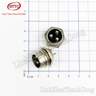 Giắc GX16-3P 3 Chân (Đực)