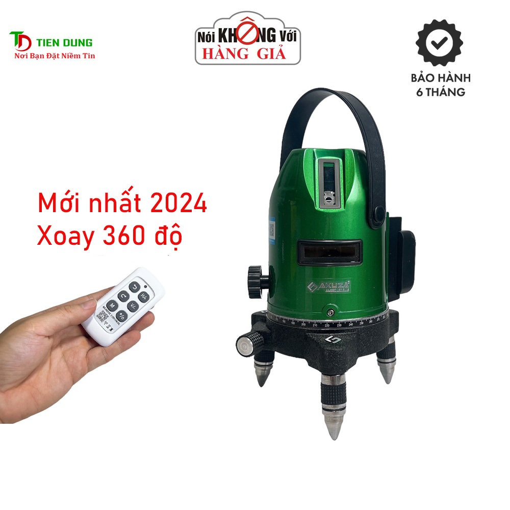 Máy cân bằng laser bắn cốt 5 Tia xanh AKUZA AK - 686D - Máy Cân Mực AKUZA AK 686D