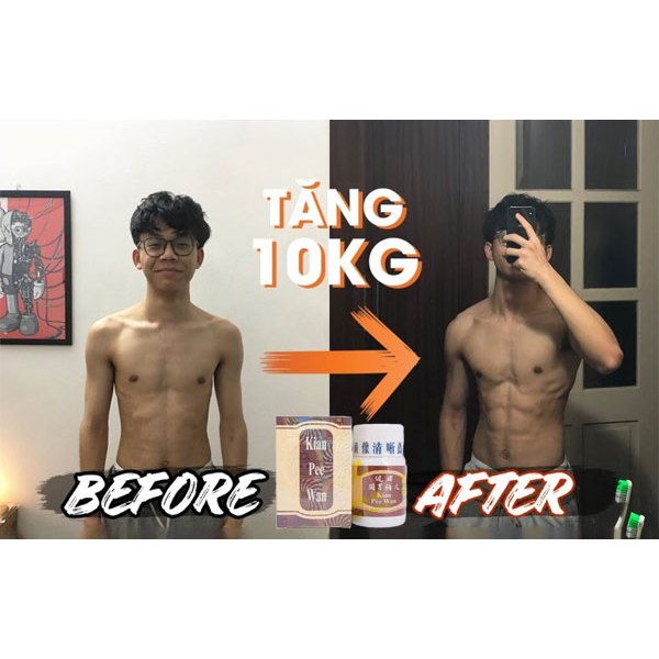 Viên Uống Tăng Cân Kian Pee Wan Chứa Whey Protein Bổ Sung Dinh Dưỡng Ăn Ngon Ngủ Ngon Chính Hãng Malaysia Hộp 50g